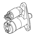 2330MEN22ARW - Electrical: Starter for Nissan: Cube, Juke, NV200, Sentra, Versa Image