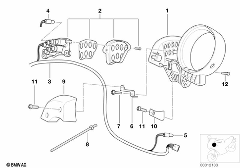Instrument Cluster for 2004 BMW-Motorrad R 1200 C #1