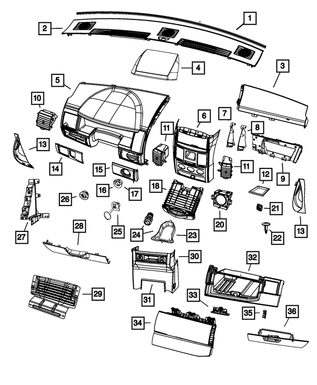 ZS681D5AA - : Instrument Panel Cupholder for Mopar Image
