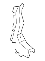 41007487205 - : Wheelhouse Brace for BMW: 230i, 230i xDrive, 330e, 330e xDrive, 330i, 330i xDrive, 430i, 430i Gran Coupe, 430i xDrive, 430i xDrive Gran Coupe, M2, M240i, M240i xDrive, M3, M340i, M340i xDrive, M4, M440i, M440i Gran Coupe, M440i xDrive, M440i xDrive Gran Coupe Image