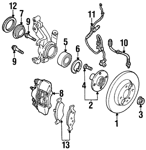 Anti-Lock Brakes for 2003 Ford Escort #0