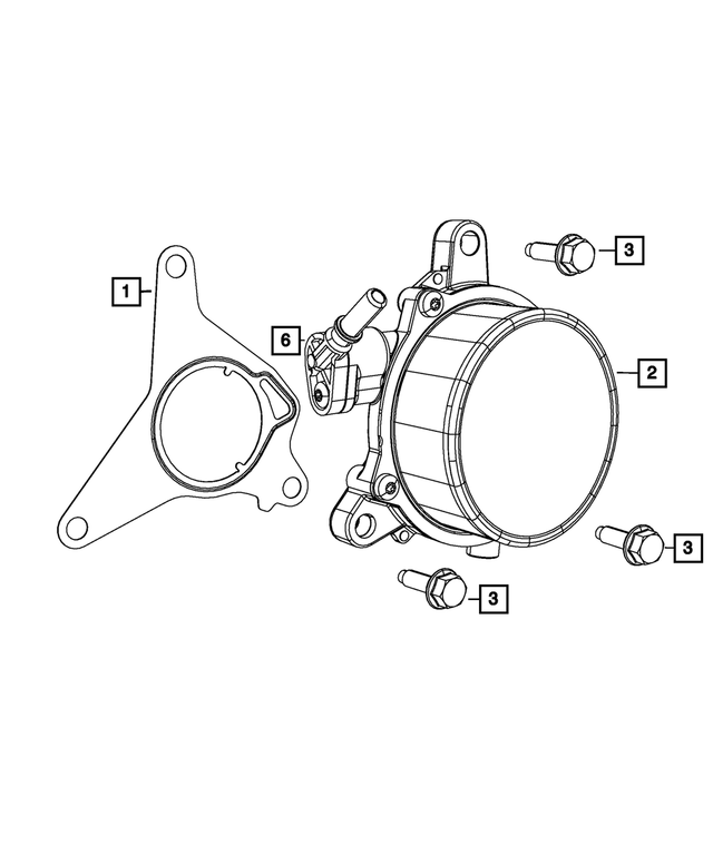 « 6509659AA – Brakes : À Tête Cylindrique Large Vis pour Mopar Image »