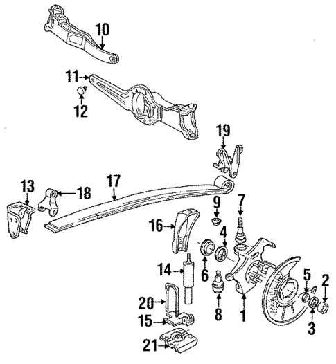 Suspension Components for 1990 Ford F-250 #0