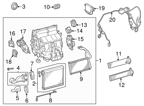 LEXUS IS300 エアコンコントロールパネル カナダ 2001 Lexus IS300 HVAC Heater A/C Control Switch Panel