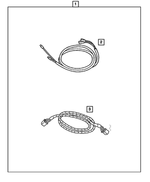 82206489 - Mopar Accessories - Component Parts: Satelite Receiver Install Kit for Mopar Image