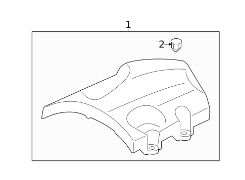 Engine Appearance Cover for 2018 Ford Transit-350 HD #0