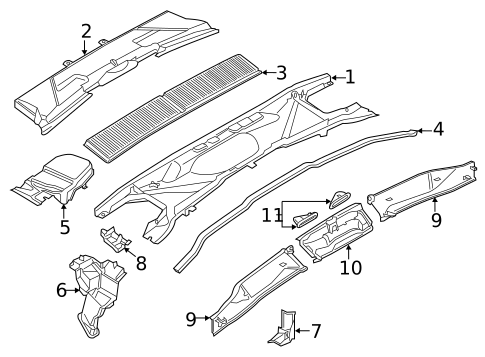 Evaporator & Heater Components for 2015 BMW X1 #1