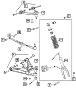 6102081AA - Rear Suspension: Hex Flange Head Screw for Mopar Image
