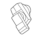 91535TA0003 - Cooling System: Harness Clip for Honda Image
