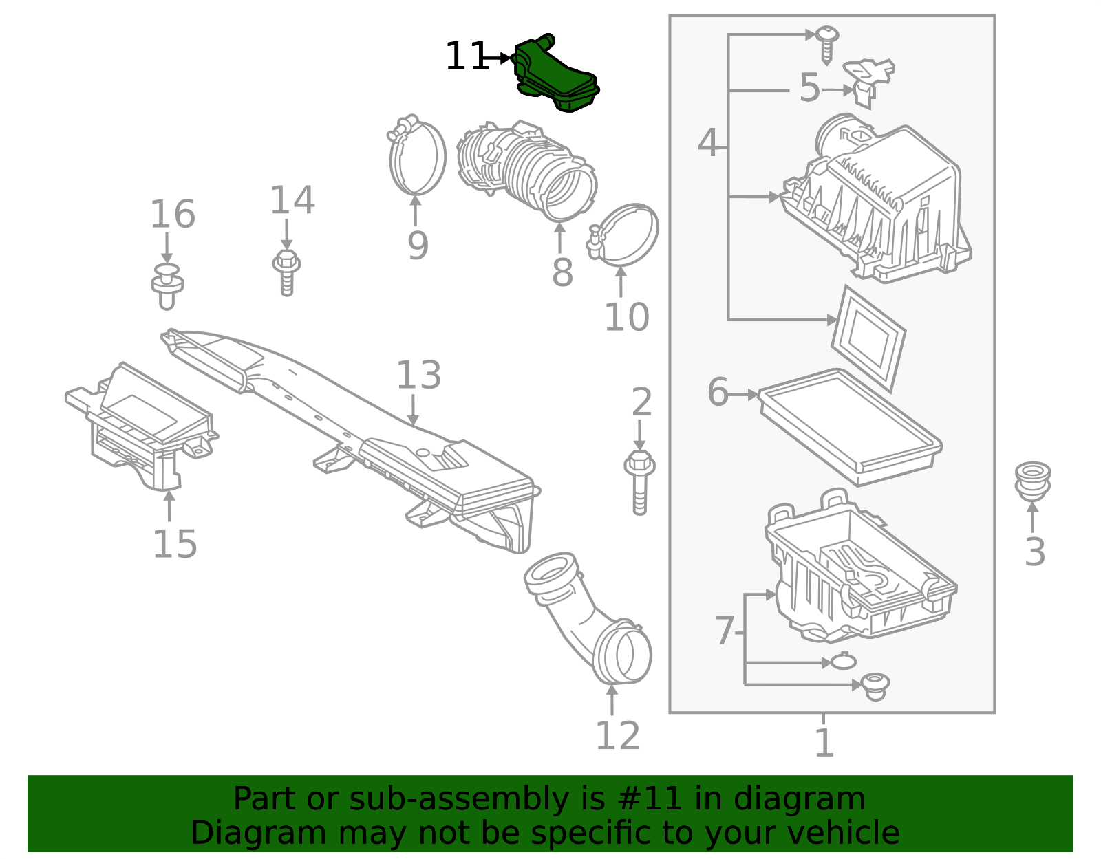 Toyota OEM Engine Air Intake Resonator 17893-F2020 | Toyota OEM