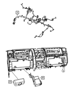 68056846AE - Electrical: Instrument Panel Wiring for Jeep: Liberty Image