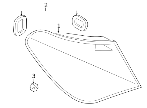 Tail Lamps for 2015 BMW 750Li #2
