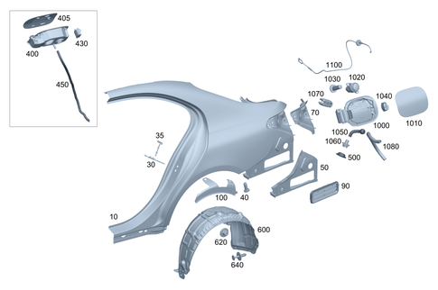 Rear Fender for 2026 Mercedes-Benz C43 AMG #0