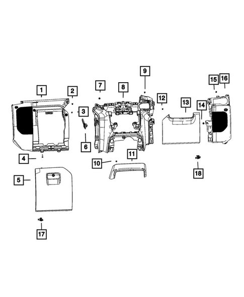 Instrument Panel for 2025 Jeep Gladiator #7
