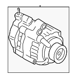 311005A2A02RM - Electrical: Alternator for Honda: Accord Image