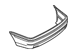51122492223 - Body: Bumper Cover for BMW: 323i, 325i, 325xi, 328i, 330i, 330xi Image