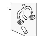 95862462300 - Electrical: 2011-2018 Porsche - Drive Motor Inverter Coolant Line for Porsche: Cayenne, Panamera Image