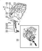 52010318AA - Clutch: Pedal Pivot Shaft for Mopar Image image