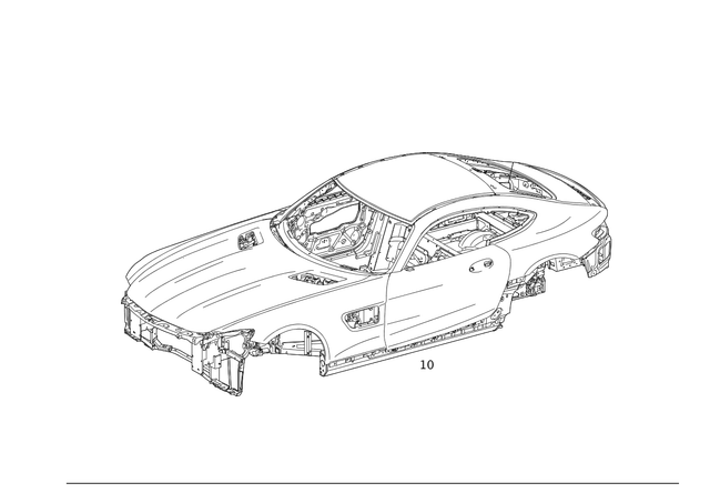 1906001805 - Body Shell: Body-in-White for Mercedes-Benz Image image