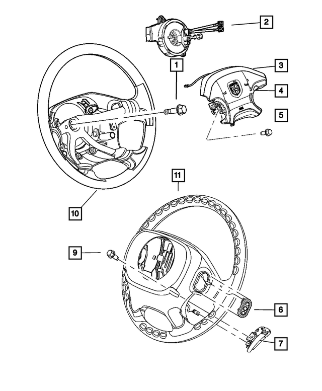 « YV191L8AD –  : Direction Volant pour Mopar Image »