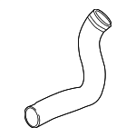 31370211 - Cooling System: Air Hose for Volvo: S60, S60 Cross Country, V60, V60 Cross Country, XC60, XC70 Image