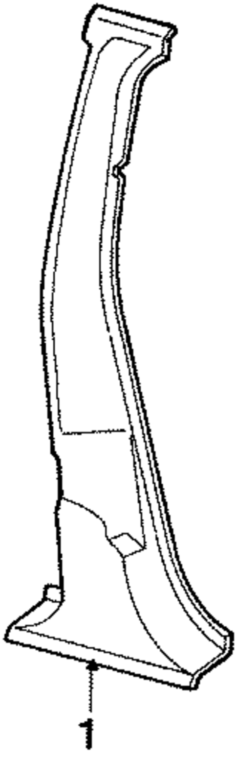 Center Pillar for 1987 Mercury Topaz #0
