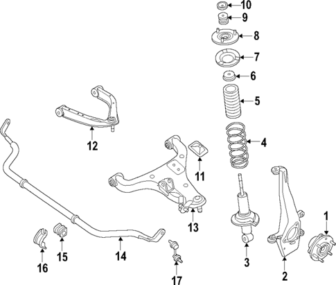 Suspension Components for 2009 Suzuki Equator #0