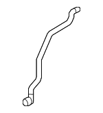 8E0121109M - Cooling System: Lower Hose for Audi: A4, A4 Quattro Image