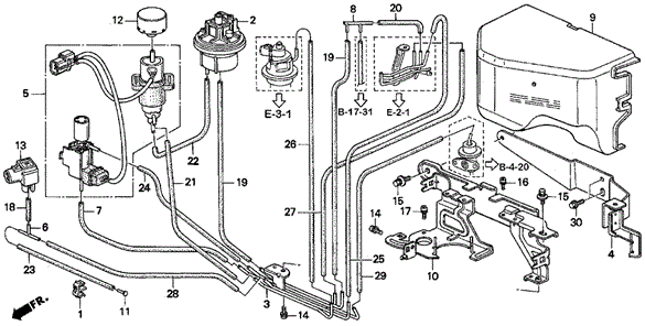 Control Box (V6) for 1997 Acura TL #0