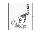 2740940441 - Engine: Bracket for Mercedes-Benz Image