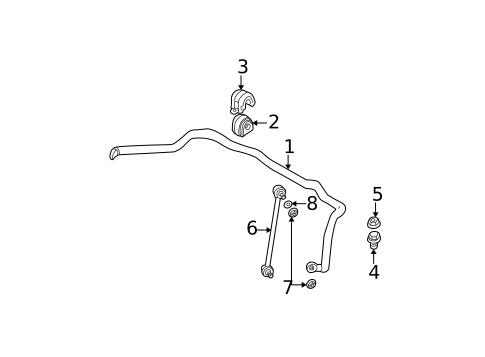 Stabilizer Bar & Components for 2000 BMW X5 #0