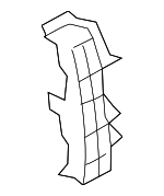 17119487041 - Cooling System: Trans Cooler Bracket for BMW: X5, X6, X7, XM Image