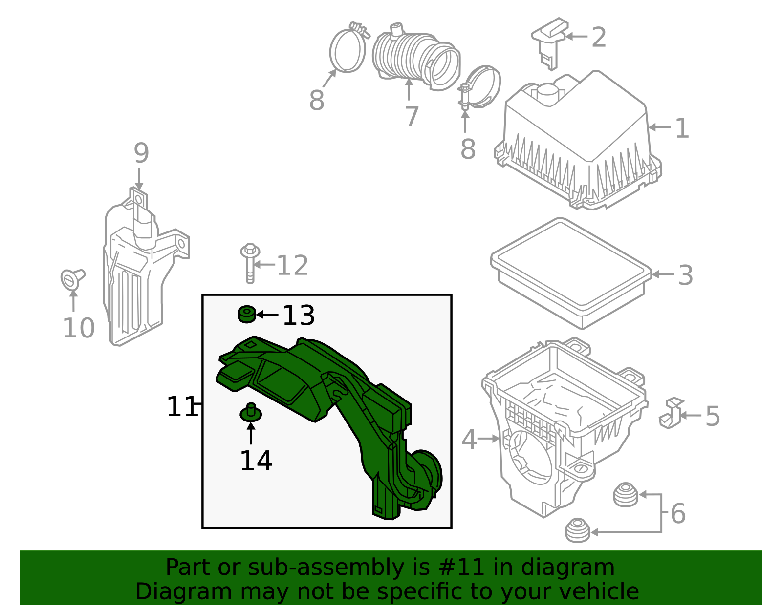 2016-2020 Toyota Engine Air Intake Hose 17751-WB001 | Toyota Parts Center