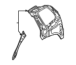 7L6809403M - Body: Inner Panel Assembly for Volkswagen: Touareg Image