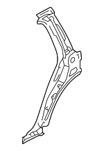 7L0809263A - Body: Lock Pillar Reinforced for Volkswagen: Touareg Image