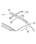 5083042AA - Body Sheet Metal Except Doors: Lugg Rack Cross Rail for Mopar Image image