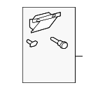 554500E060E0 - Body: Coin Holder for Lexus: RX350, RX450h Image