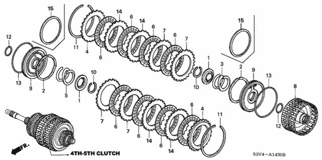 AT Clutch (4th-5th) ('03-'06) for 2006 Acura MDX #0