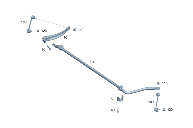 910105008005 - Springs, Suspension and Hydraulics: Hexagon Head Bolt for Mercedes-Benz Image image