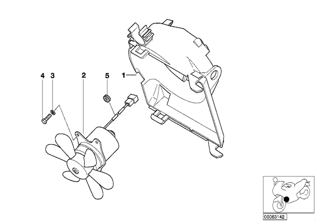 17428528785 - : Fan Shroud for BMW-Motorrad Image