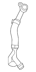 11427585403 - Engine: Oil Outlet Tube for BMW: 135i, 135is, 335i, 335i GT xDrive, 335i xDrive, 335is, 435i, 435i Gran Coupe, 435i xDrive, 435i xDrive Gran Coupe, 535i, 535i GT, 535i GT xDrive, 535i xDrive, 640i, 640i Gran Coupe, 640i xDrive, 640i xDrive Gran Coupe, 740i, 740Li, 740Li xDrive, ActiveHybrid 3, ActiveHybrid 5, ActiveHybrid 7, M2, M235i, M235i xDrive, X1, X3, X4, X5, X6 Image