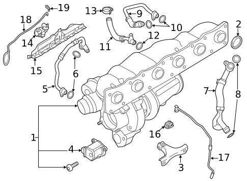 Turbocharger & Components for 2014 BMW 740Li xDrive #0
