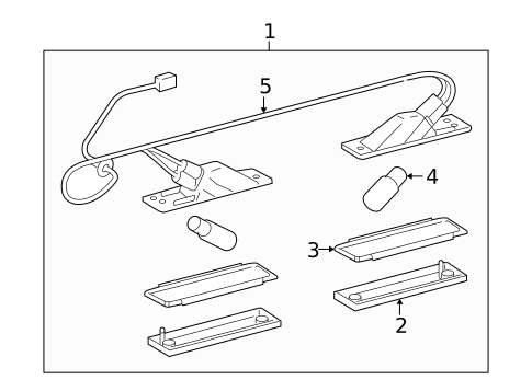 License Lamps for 2015 Toyota Sequoia #0