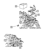 BL34F101AA - Electrical: Storage Battery, Latin America for Mopar Image
