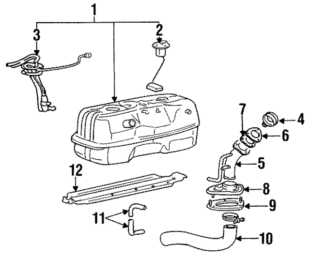 MB400395 - Air &amp; Fuel Delivery: Fuel Tank Cap for Mopar Image