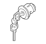 D87005Z00J - Steering: Cylinder &amp; Keys for Nissan Image