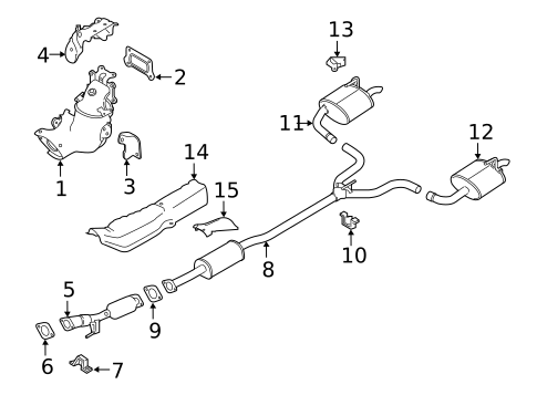 Exhaust Manifold for 2019 Nissan Altima #0