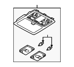 26430CD80E - : Map Lamp Assembly for Nissan: 350Z Image