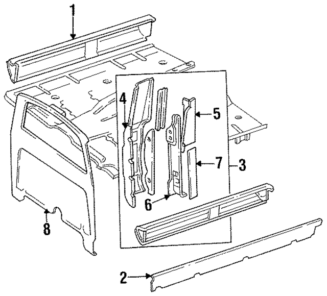J5465047 - Body: Rocker Panel for Mopar Image