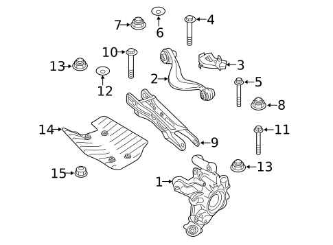 Rear Suspension for 2021 BMW 740i #1